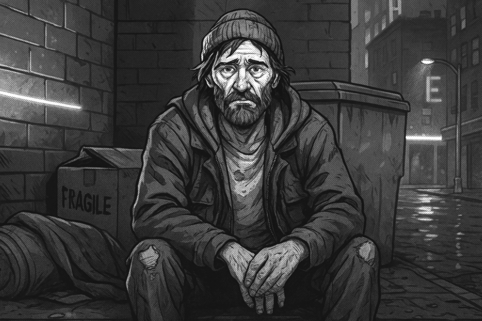 Homeless Character